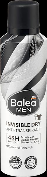 Produktbild dm Balea MEN Antitranspirant Deospray Invisible Dry (Spray)