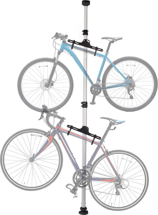 Immagine prodotto Wiltec Portabici telescopico 2 biciclette 160-340cm 40kg sistema di sospensione stand