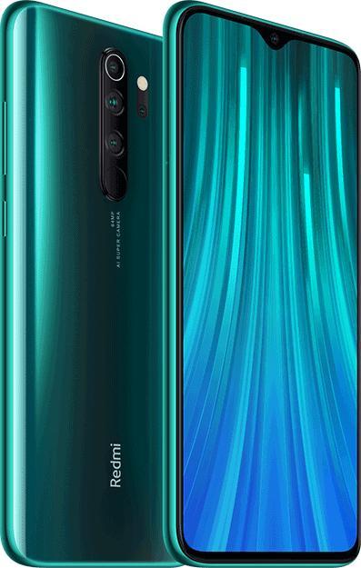 Actual product image Xiaomi Redmi Note 8 Pro (64 GB, Forest Green, 6.53", Hybrid Dual SIM, 64 Mpx, 4G)