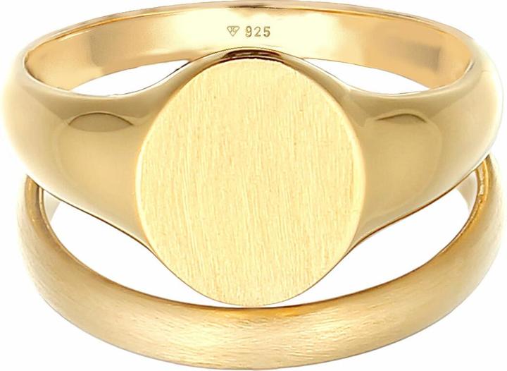 Image du produit Kuzzoi Bague à ruban, set de bagues, bague sceau (64, Argent 925)