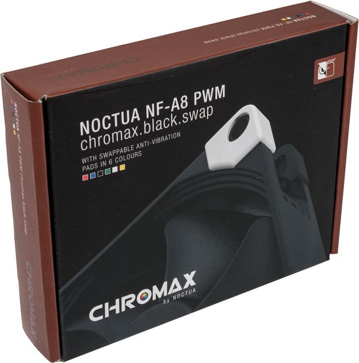 Actual product image Noctua PC fan NF-A8 PWM chromax (80 mm, 1 x)
