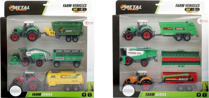 Actual product image Toi-Toys Metal tractor with trailer