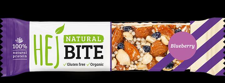 Actual product image HEJ Nutrition Natural Bite (12 x 40g) (Blueberry, 1 pcs., 480 g)