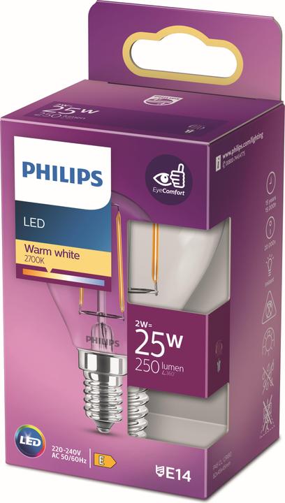 Produktbild Philips Led Kerze (E14, 2 W, 250 lm, 1 x, E)