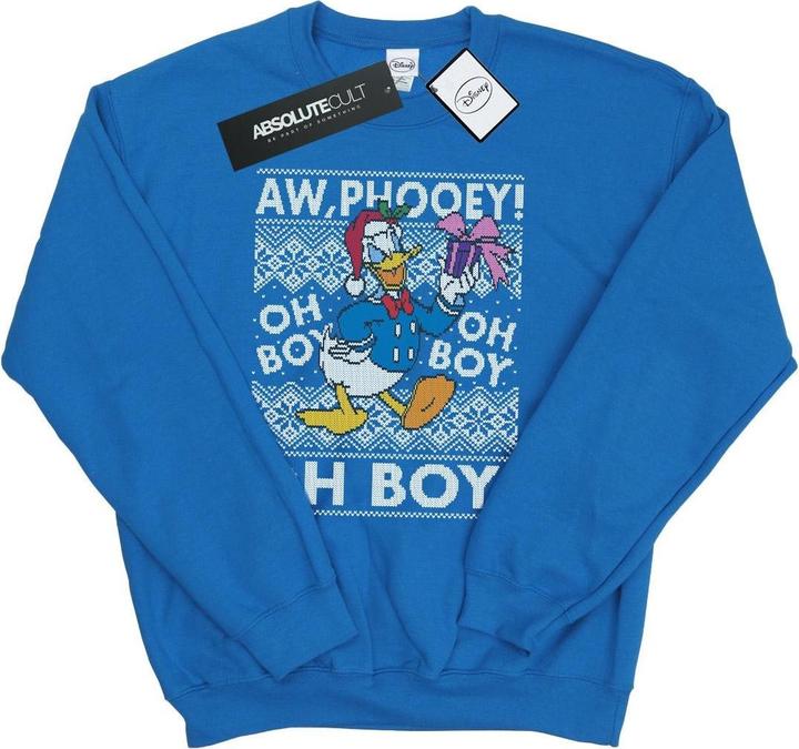 Immagine prodotto Disney Donald Duck Christmas Fair Isle Felpa Uomo (S)
