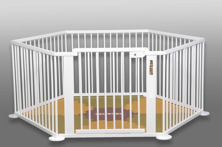 Produktbild Felibaby Krabbelpaket bestehend aus ONE4all 1+5 weiss und ¡Mattimo! Spielmatte braun-oliv