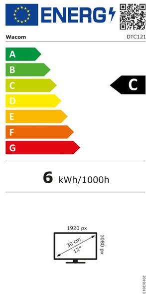 Energie-Label Wacom One 12 (11.60", 2540 lpi)