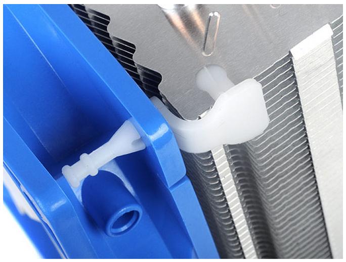 Produktbild Silverstone SST-AR01 - Argon CPU-Kühler mit 3 Wärmerohren, Direct Contact Heatpipe-Technologie und e