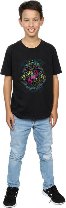 Immagine prodotto Neon Hogwarts Crest Maglietta Ragazzi (152, 158)
