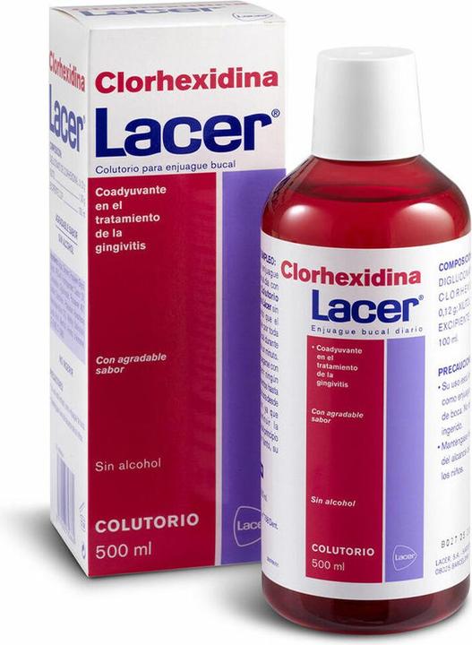 Produktbild Lacer Chlorhexidin Mundspülung Mundspülung (500 ml, Mundspülung)
