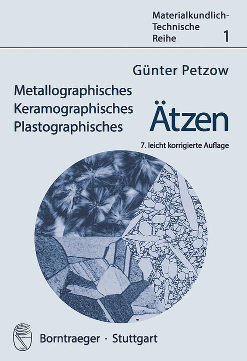 Image du produit Gravure métallographique, céramographique, plastographique (Allemand, Günter Petzow, 2015)