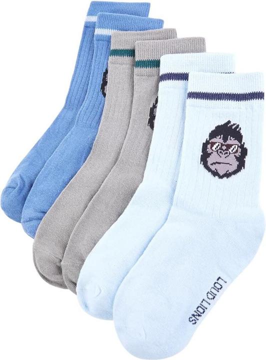 Bleu clair, Bleu moyen, Kaki clair