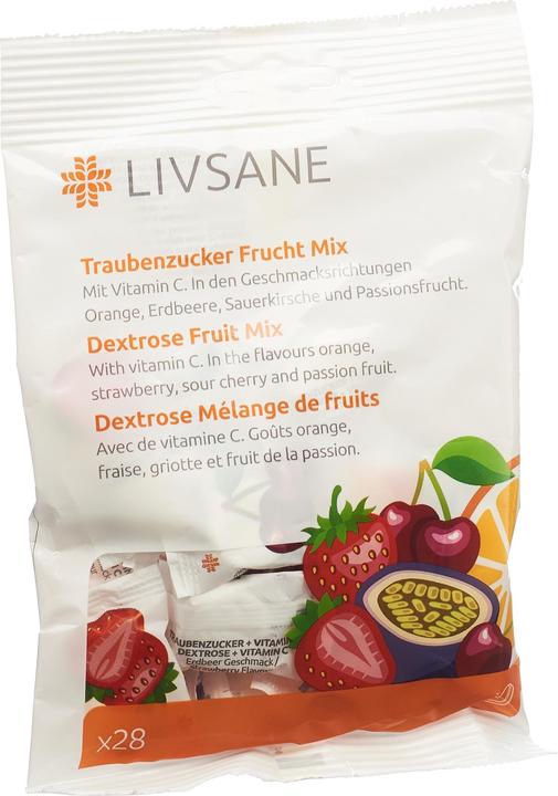 Immagine prodotto Livsane Miscela di frutta con destrosio (28 pz., 82 g)