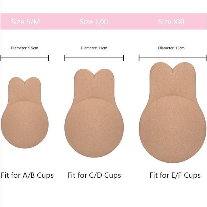 Actual product image JTI Self-adhesive bra, nipple cover - S/M Beige (S/M, Single pack)