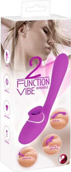 Actual product image You2Toys 2 Function Bendable Vibe