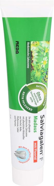 Produktbild Meda Pharma Salviagalen F Madaus Zahncreme mit Fluorid, 75 ml Zahncreme (75 ml)