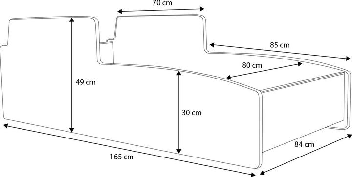 Produktbild ADRK Furniture Bett mit Matratze (160 x 80 cm)