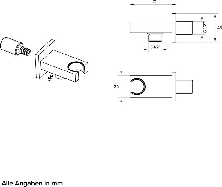 Image du produit Chris Bergen Set de douche (13.40 l/min)