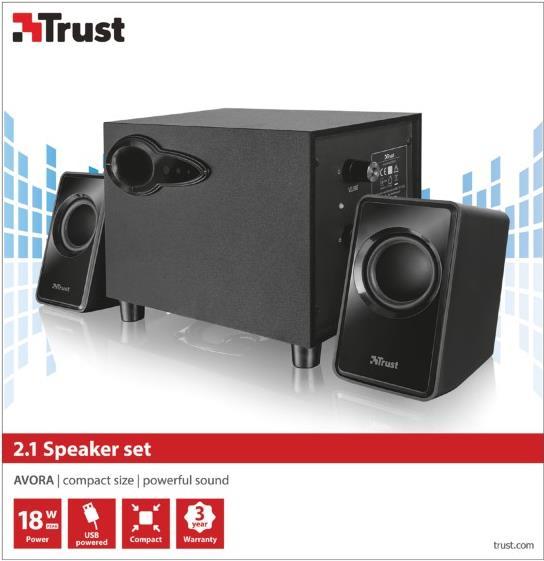 Actual product image Trust Avora 2.1