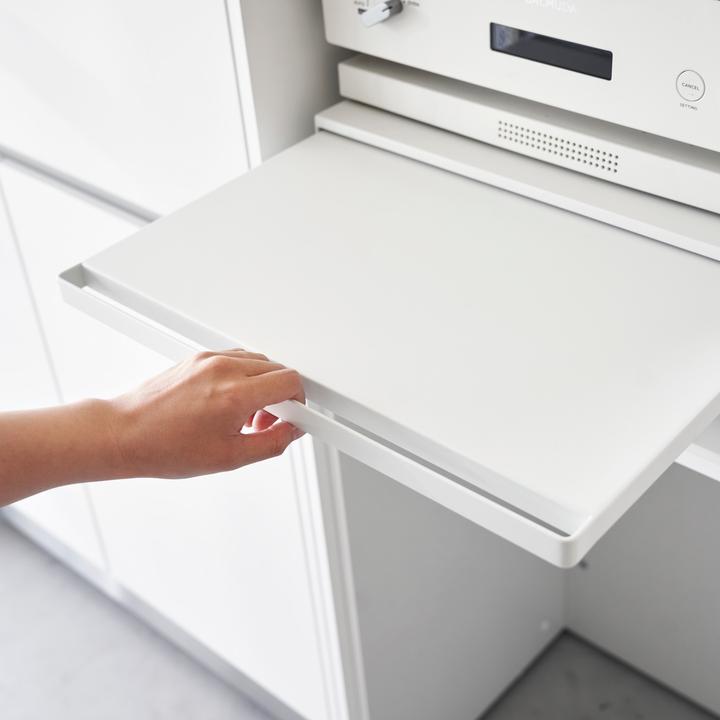 Actual product image Yamazaki Pull-out tray with drawer for TOWER worktop