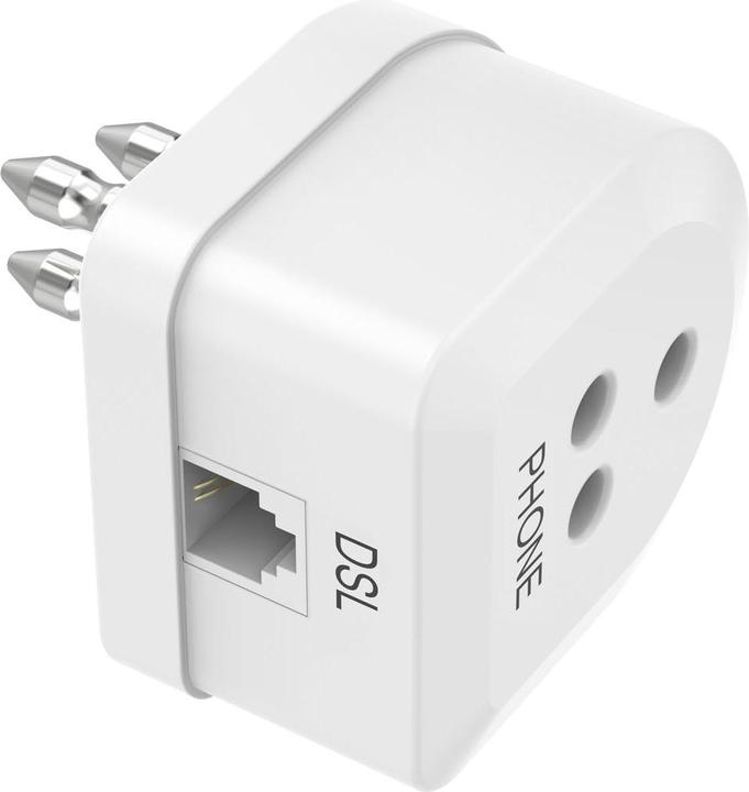 Immagine prodotto Hama Filtro ADSL spina tripolare / presa tripolare e presa Jack 6p4c