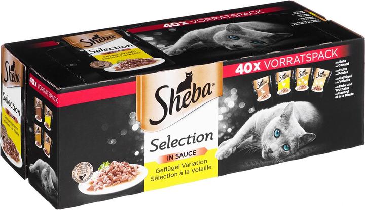Immagine prodotto Sheba Selezione in salsa (Adulto, 40 pz., 3400 g)