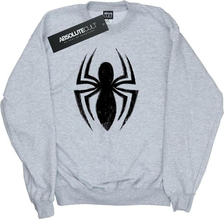 Actual product image Mens Spider-Man Ultimate Spider Logo Sweatshirt (L)