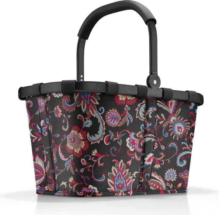Actual product image MGA carrybag frame paisley black - Sturdy shopping basket with lots of storage space and practical in