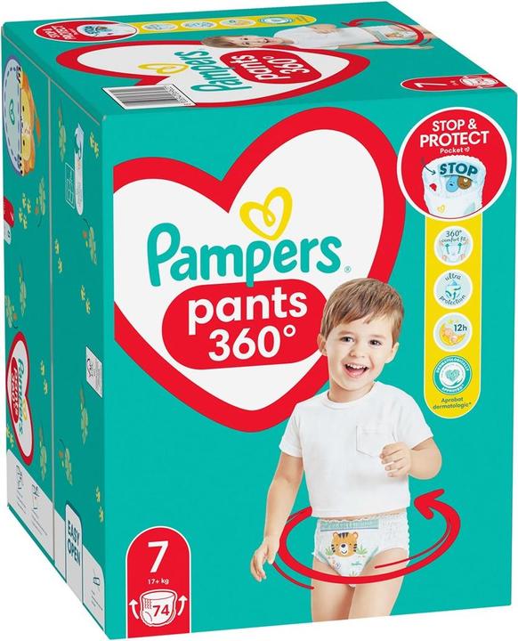 Produktbild Pampers Pants (Gr. 7, Halbmonatsbox, 74 Stück)
