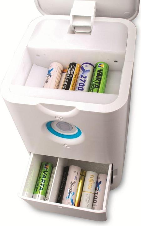Immagine prodotto Eneroid Caricabatterie a celle rotonde (1 pz., AA, Caricabatterie senza batteria)