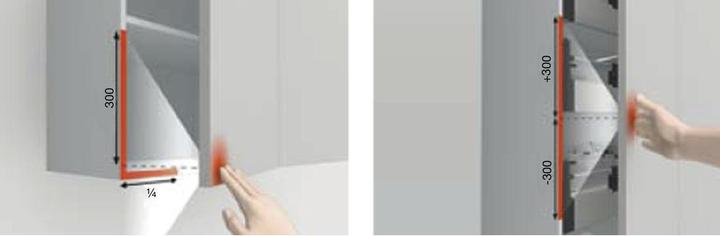 Actual product image Blum Tip-On