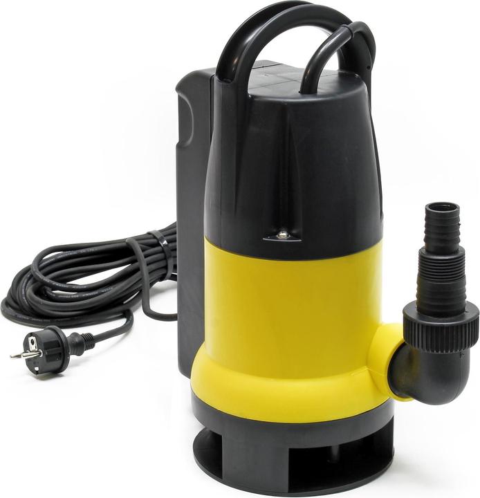 Wiltec Schmutzwasserpumpe 8000l/h 400W Abwasserpumpe Tauchpumpe Fäkalienpumpe Baumpumpe (Schmutzwasserpumpe)