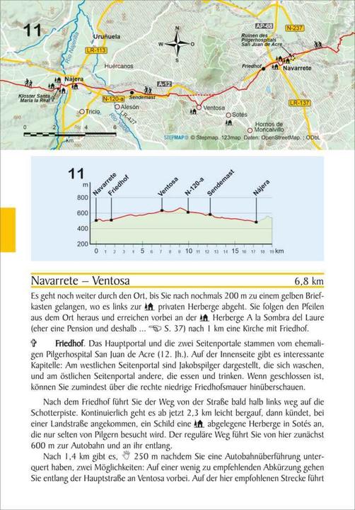 Immagine prodotto Spanien: Jakobsweg Camino Francés (Tedesco, Raimund Joos, 2024)