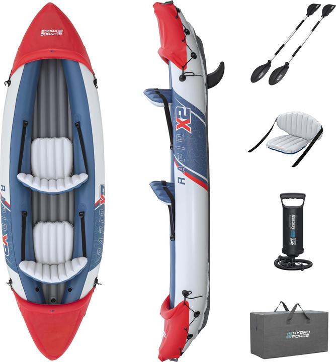 Actual product image Bestway Hydro Force Rapid X2 Inflatable 2-Person Kayak Set 3.21 m (1 pers.)