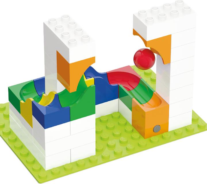 Actual product image Hubelino marble run: 41-part catapult supplement