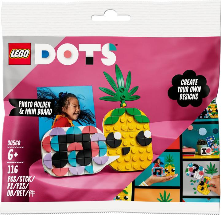 Actual product image LEGO 30560 Pineapple photo holder & mini chalkboard (30560, LEGO Dots)