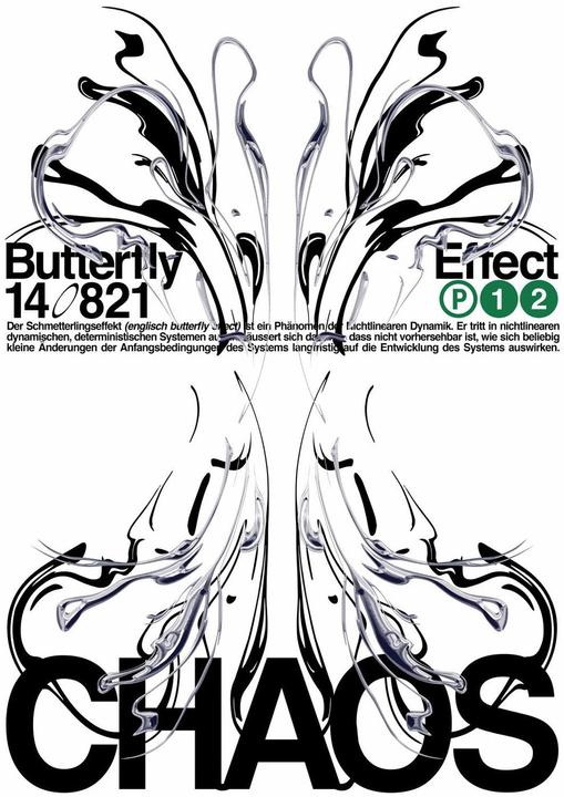 Immagine prodotto Plakativ CHAOS 2 by Alessio Borando Poster A2 (59,4 x 42 cm)