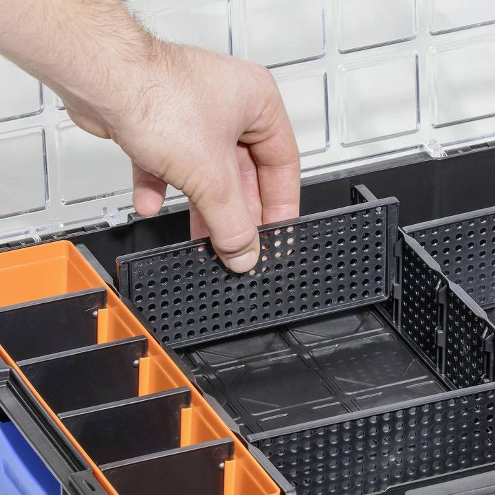 Actual product image Allit EuroPlus Pro K44/7 assortment case (W x H D) 440 76 355 mm number of compartments: 7 1 pc.