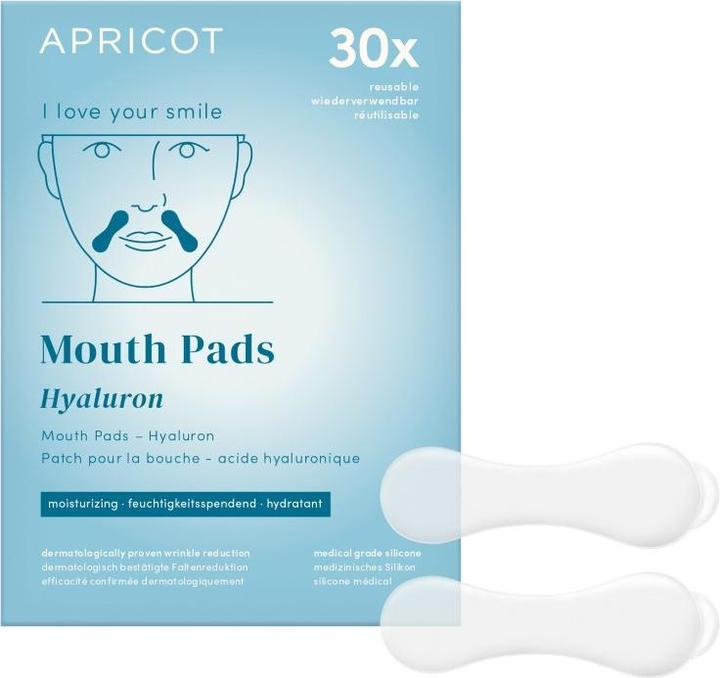 Actual product image Apricot - Wiederverw. Mund Pad Mit Hyaluron I Love Your Smile - 2 Stk.
