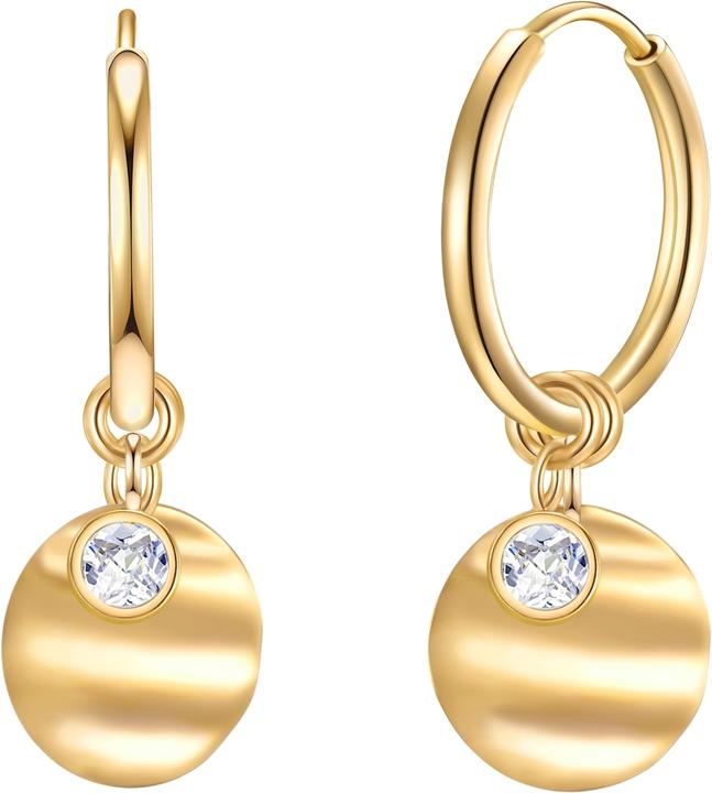 Immagine prodotto Eastside Creoles in acciaio inox zirconia - 31876 (Acciaio inossidabile)