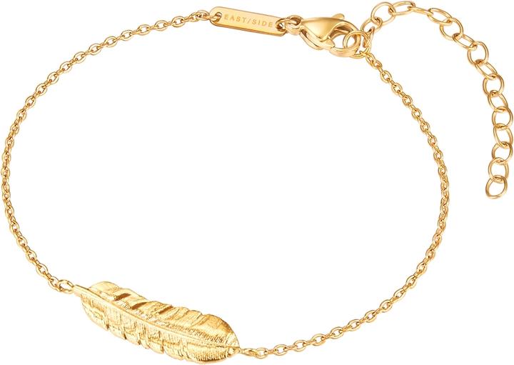 Produktbild Eastside Armband Feder Edelstahl 17,0 cm Basislänge + 4,0 cm Verlängerung - 31904 (17 cm, Edelstahl)