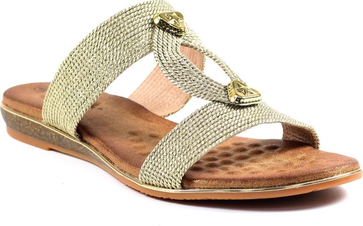 Actual product image Lunar Womens/Ladies Calow Leather Sandals (41)