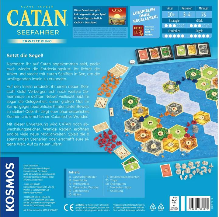 Produktbild Kosmos CATAN - Seefahrer (Deutsch)