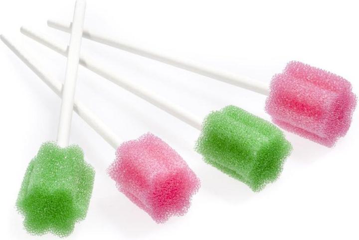 Immagine prodotto Ampri Bastoncini per la cura della bocca con testa in schiuma neutra (250 x)