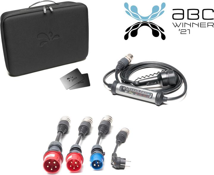 Produktbild Juice Technology Juice Booster 3 air EU Traveller Set (Typ 2, 11 kW, 16 A, CEE 7/7)