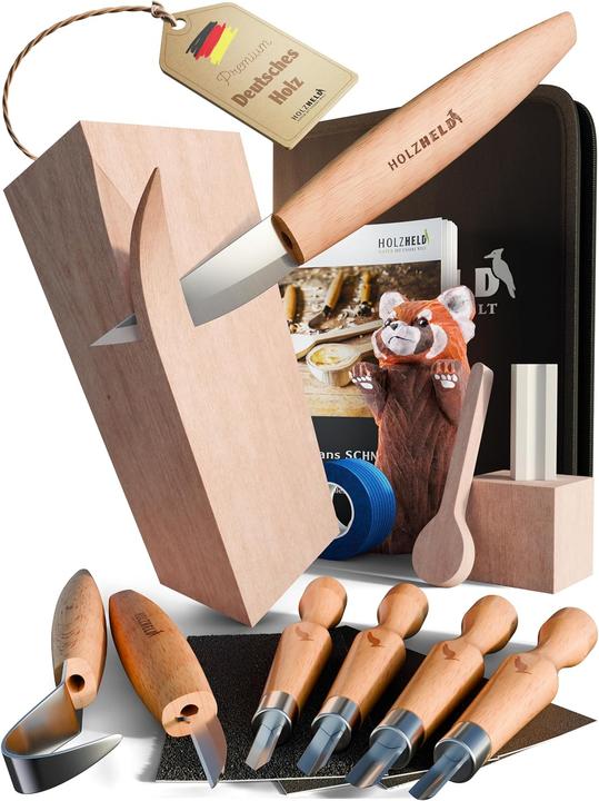 Produktbild Holzheld 24-teiliges Schnitzwerkzeug-Set