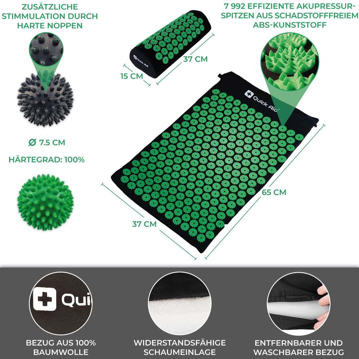 Immagine prodotto Quick Aid Set di tappetini per agopressione
