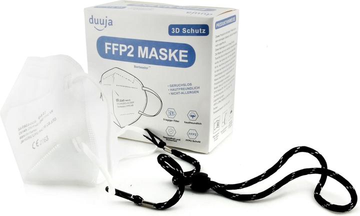 Produktbild Duuja FFP2 Maske Einmalmundschutz 20 Karton (20 x)