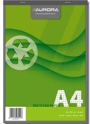 Produktbild Aurora Notizblock Rückendrahtheftung DIN A4 Kariert Papier Grau Nicht perforiert (A4, Kariert)