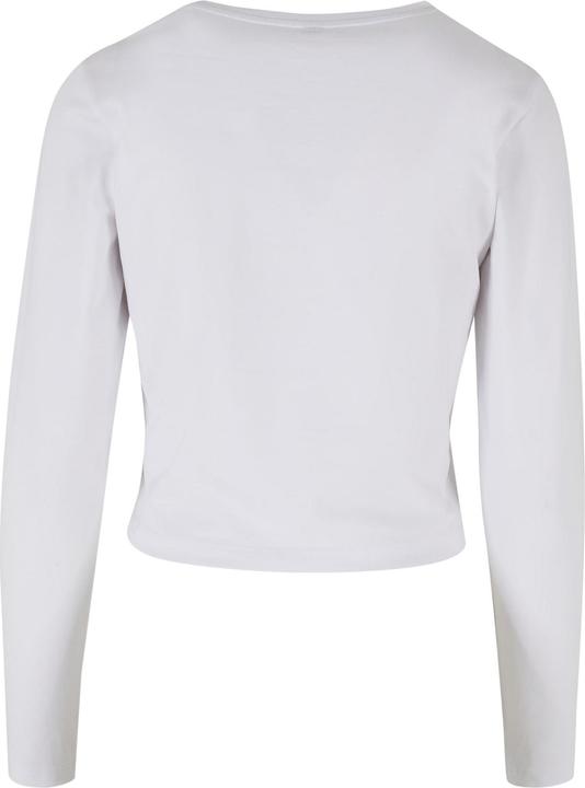 Actual product image Build Your Brand Womens/Ladies Long-Sleeved Crop Top (XS)